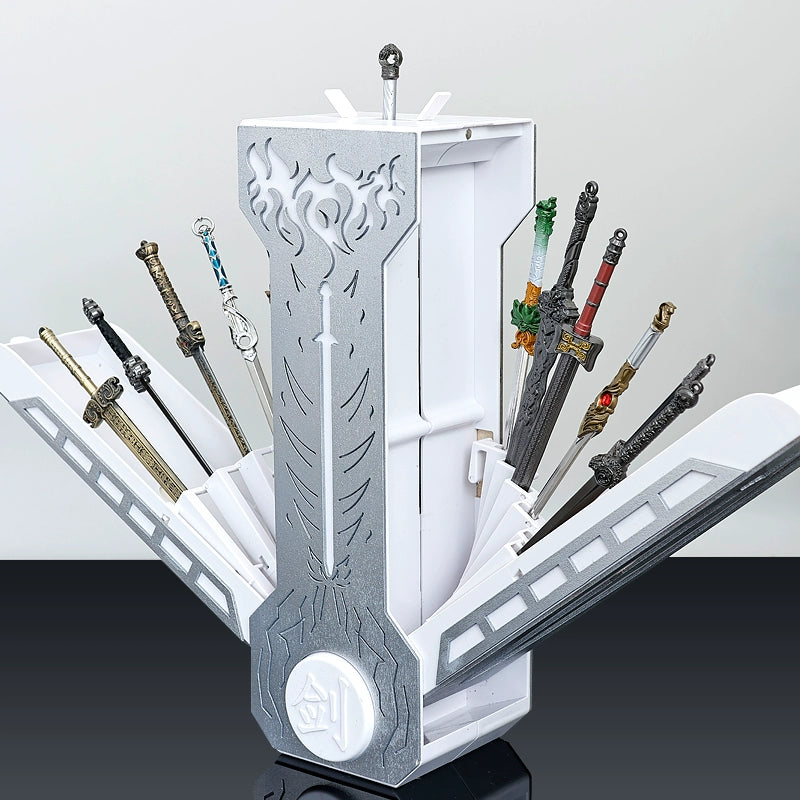 Thirteen Toy Blades of Legend Ancient Style Mini Metal Sword Model Gift Box Set