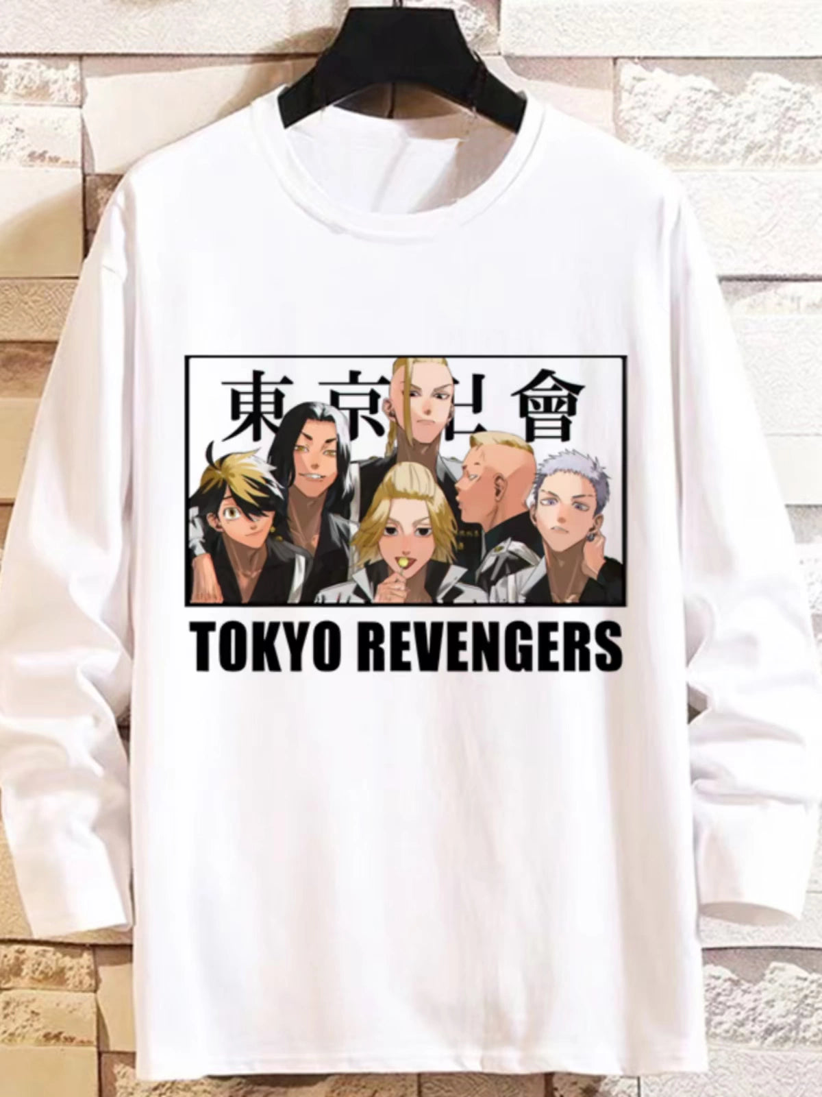 Tokyo Revengers Anime Long-Sleeved T-Shirt Mikey Manjiro Way of Rebirth Teen Boys and Girls Autumn Clothes