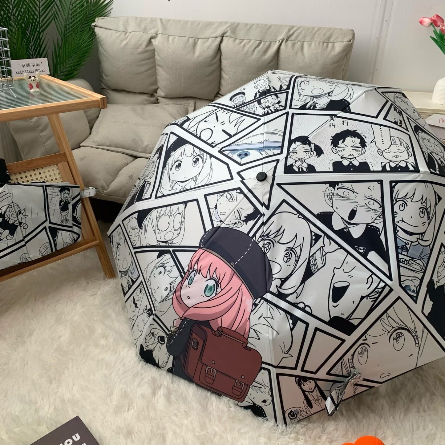Anya Peek: Spy x Family Folding Umbrella