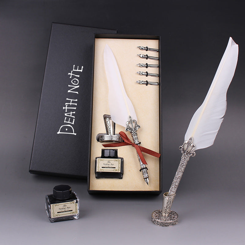 Death Note Gift Box Set  Ryuks Quill, Notebook & Moonlight Cosplay Collectible