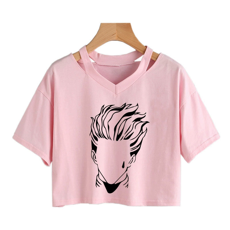 Deadly Duo  Killua x Hisoka Crop Tee