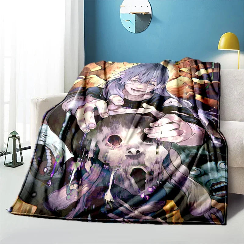 Jujutsu Kaisen Anime Plush Bed / Picnic Thin Blankets