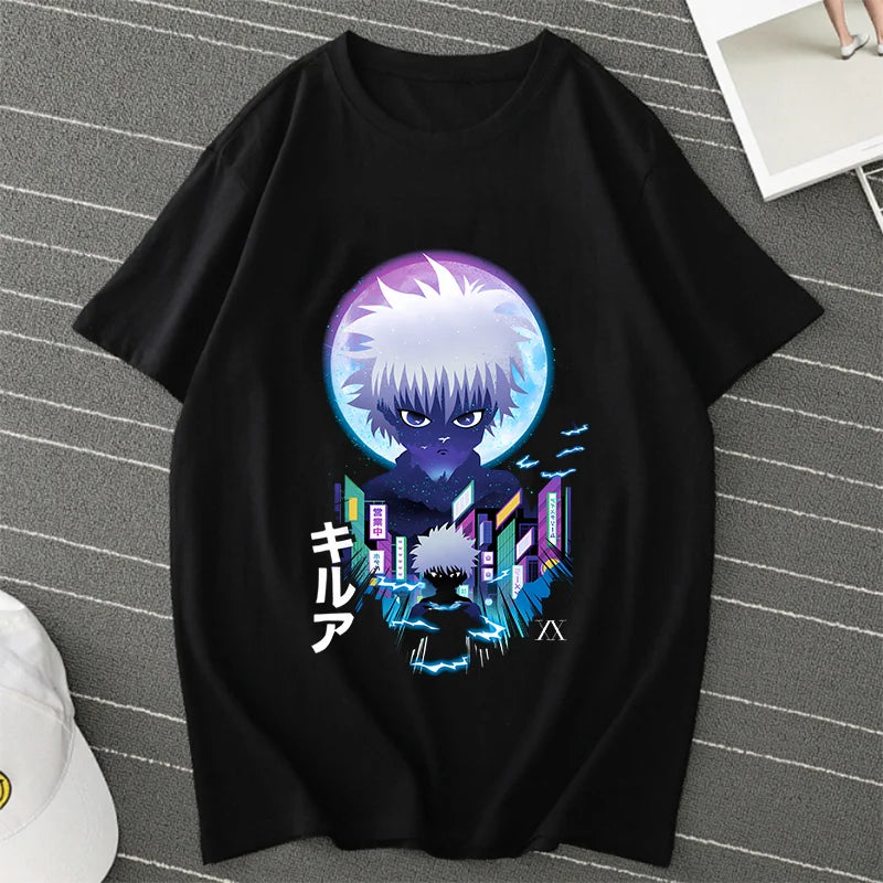 Hunter X Hunter Tshirt Short Sleeve Killua Zoldyck.