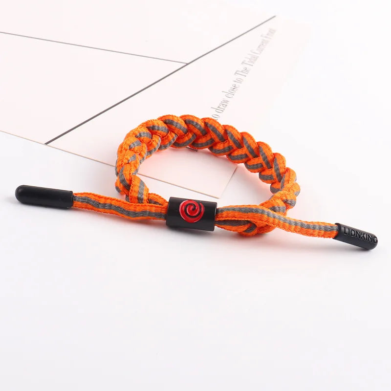 Anime Naruto Bracelet Uchiha Sasuke Sakura Hinata Red Cloud Prop