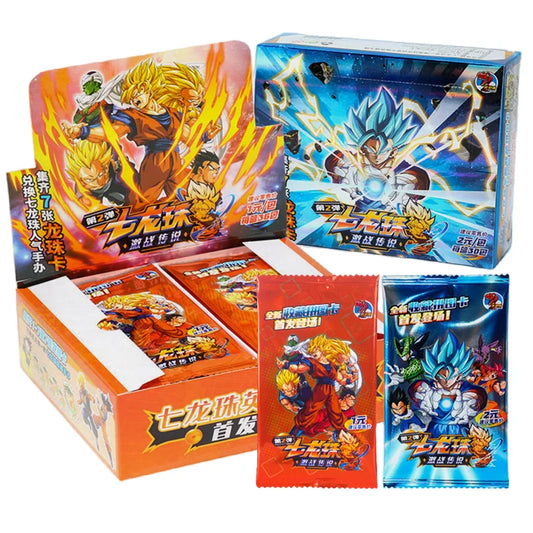 Dragon Ball Card Shiny Son Goku Saiyan Vegeta Trading Proxy Flash Cards