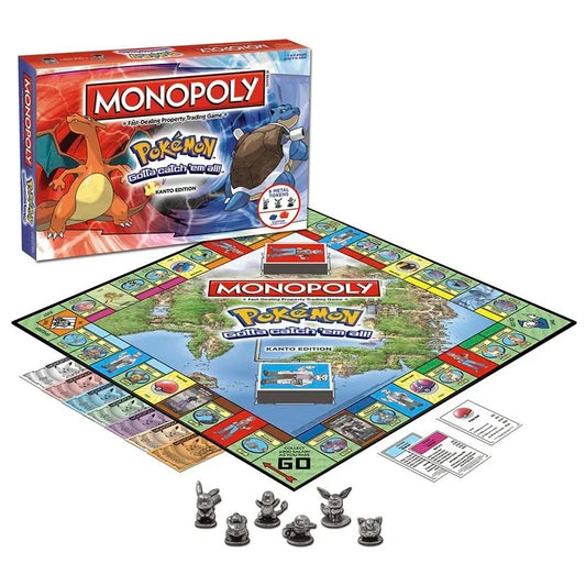 Newest English Version Pokemon Pikachu Monopoly