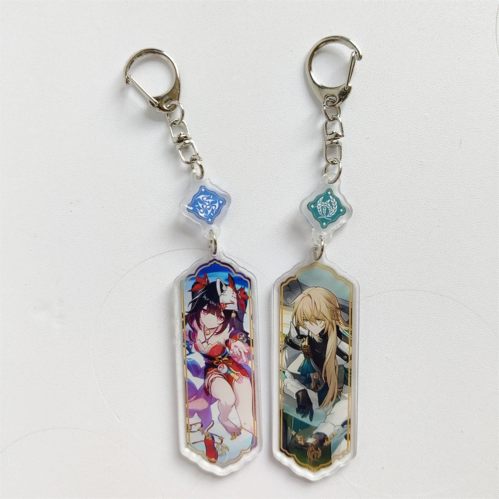 Honkai: Star Rail Keychain Sparkle Lunae Boothill