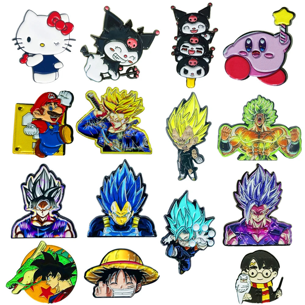 Mix Anime Lapel Pins for Backpacks