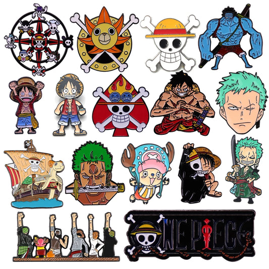 Japanese Anime One Piece Lapel Pins