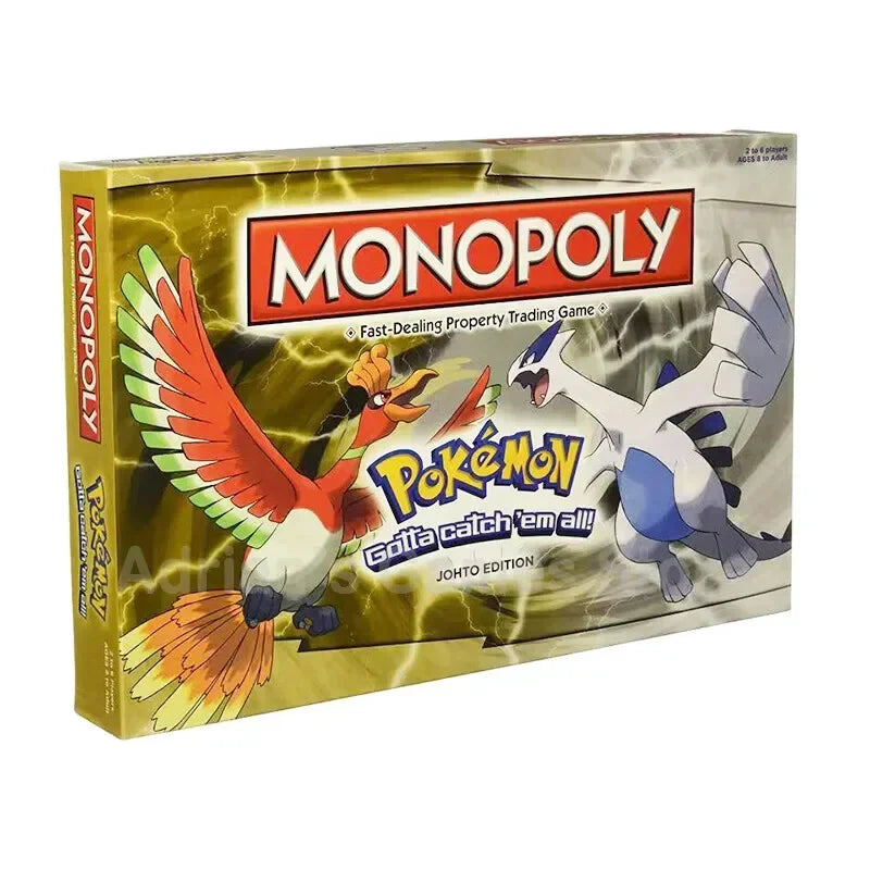 Newest English Version Pokemon Pikachu Monopoly