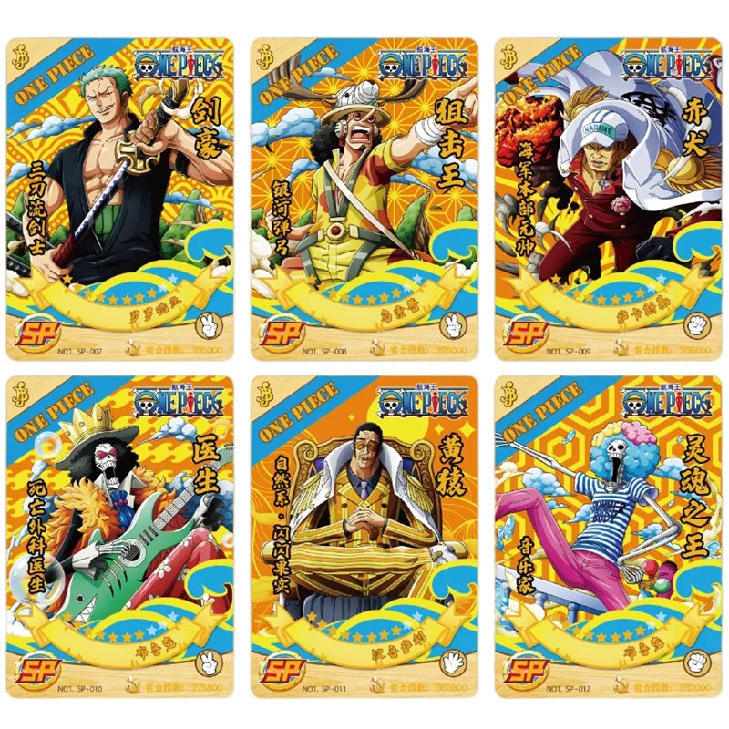 New Anime One Piece Cards Nami Luffy SR SSR Card Trading Battle Box