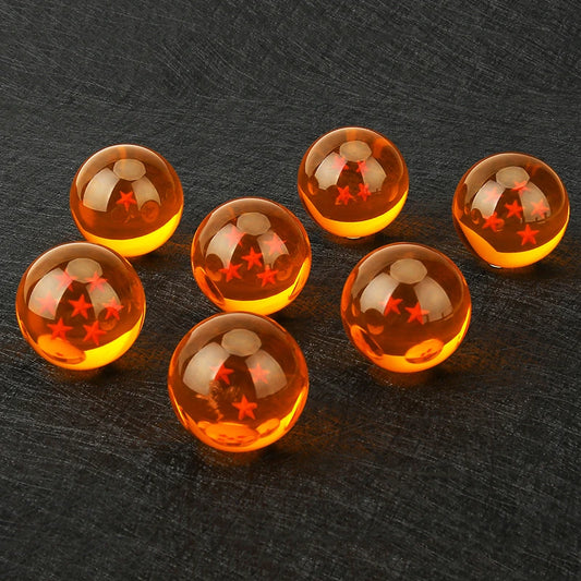 7Pcs/Set Dragon Ball Z 7 Stars Orange Crystal Ball