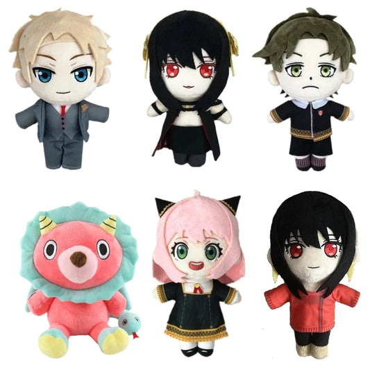 20cm Anime Spy Family Anya Yor Forger Loid Forger Dog Figure Plush Model Figure