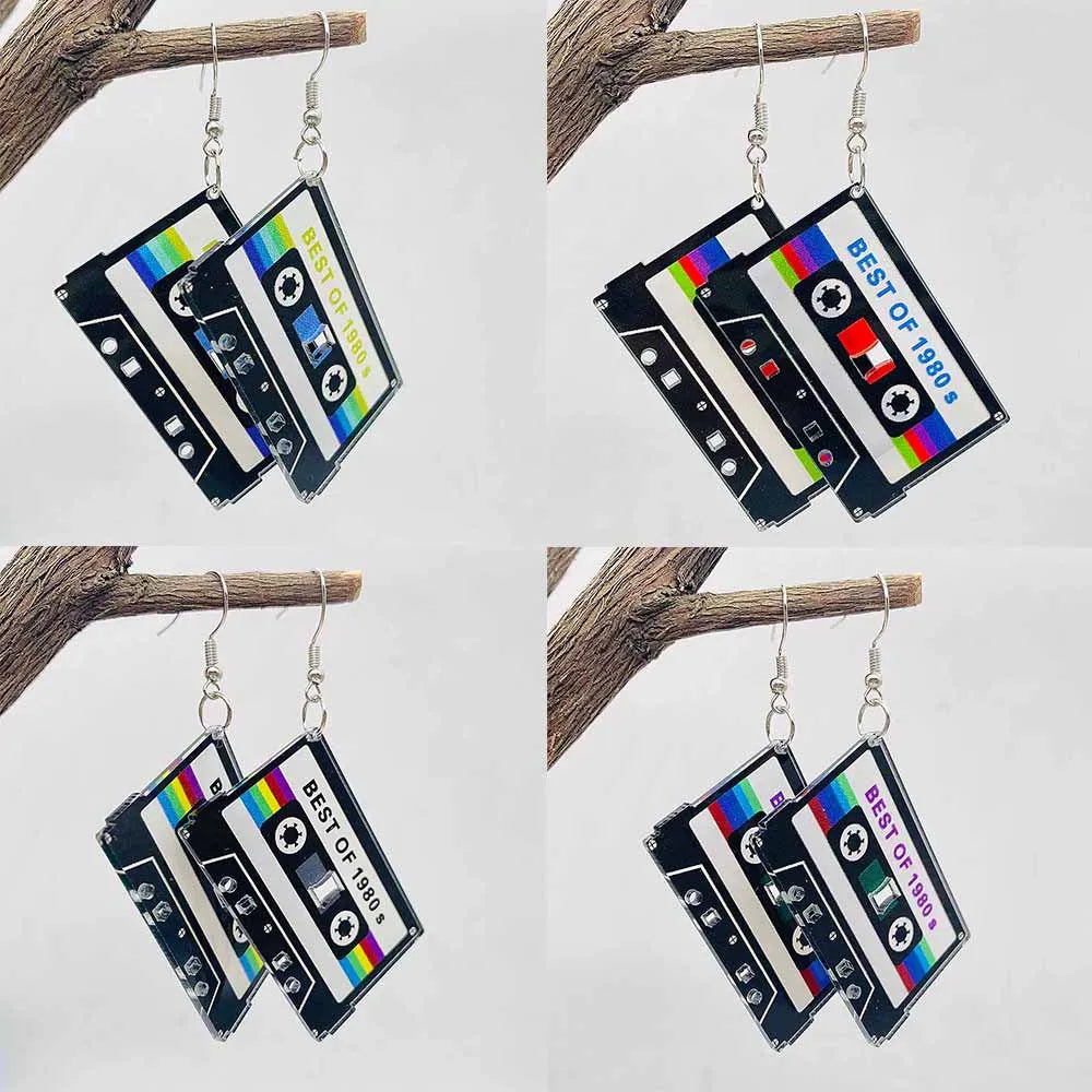 Magnetic Tape Acrylic Earrings Charms Fashion Jewelry