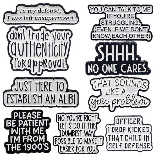 Say It Out Loud Pins: Quote Mode Activated