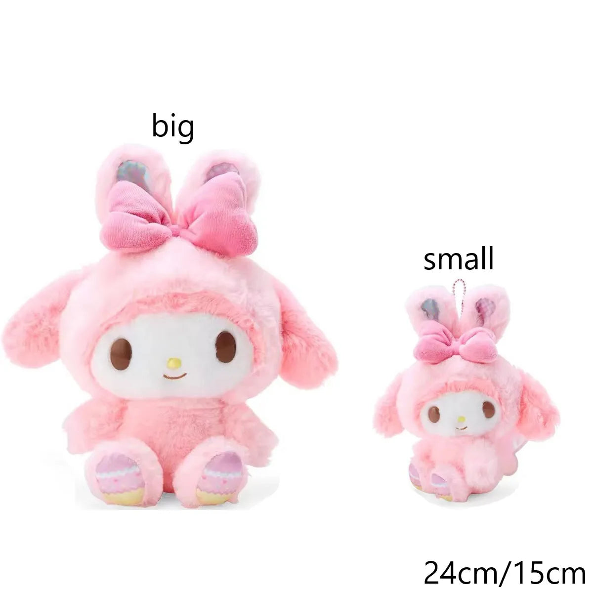 Sanrio Plush Kawaii Hello Kitty My Melody Room Decor Kuromi Plushie Cinnamoroll Doll Plush Keychain