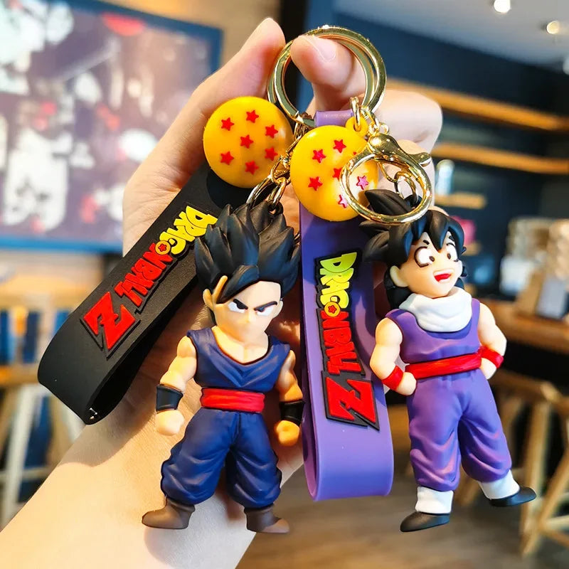 Anime Dragon Ball Keychain Z Super Saiyan Son Goku Bulma Broly Piccolo Majin Buu Series