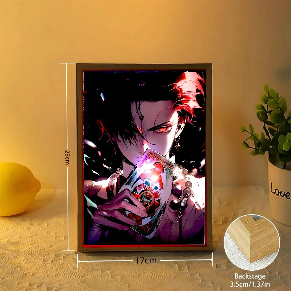 Anime Figure Hunter×Hunter Light Painting Photo Frame Killua Chrollo