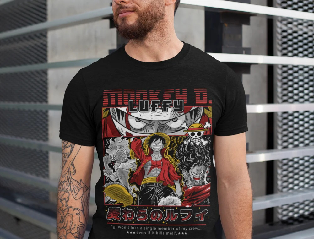 Anime Luffy T-shirt Shirts