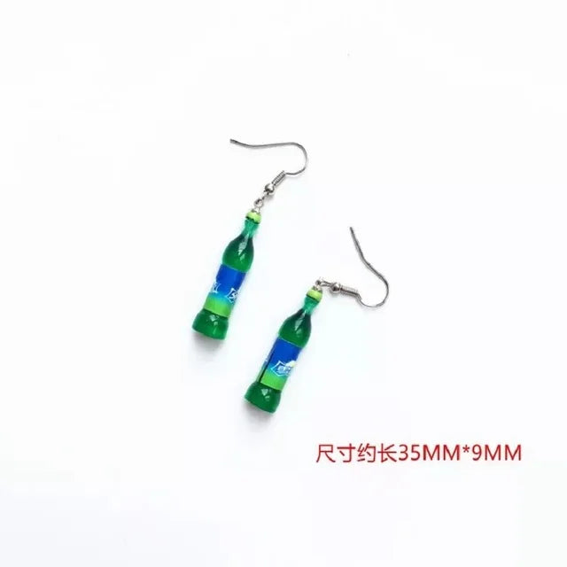 Three-Dimensional Square Dice Earrings