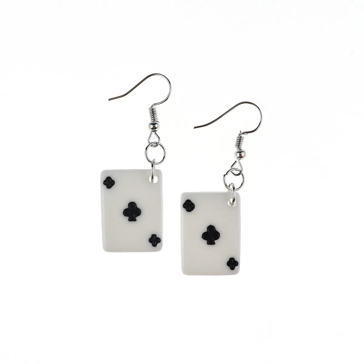 Three-Dimensional Square Dice Earrings