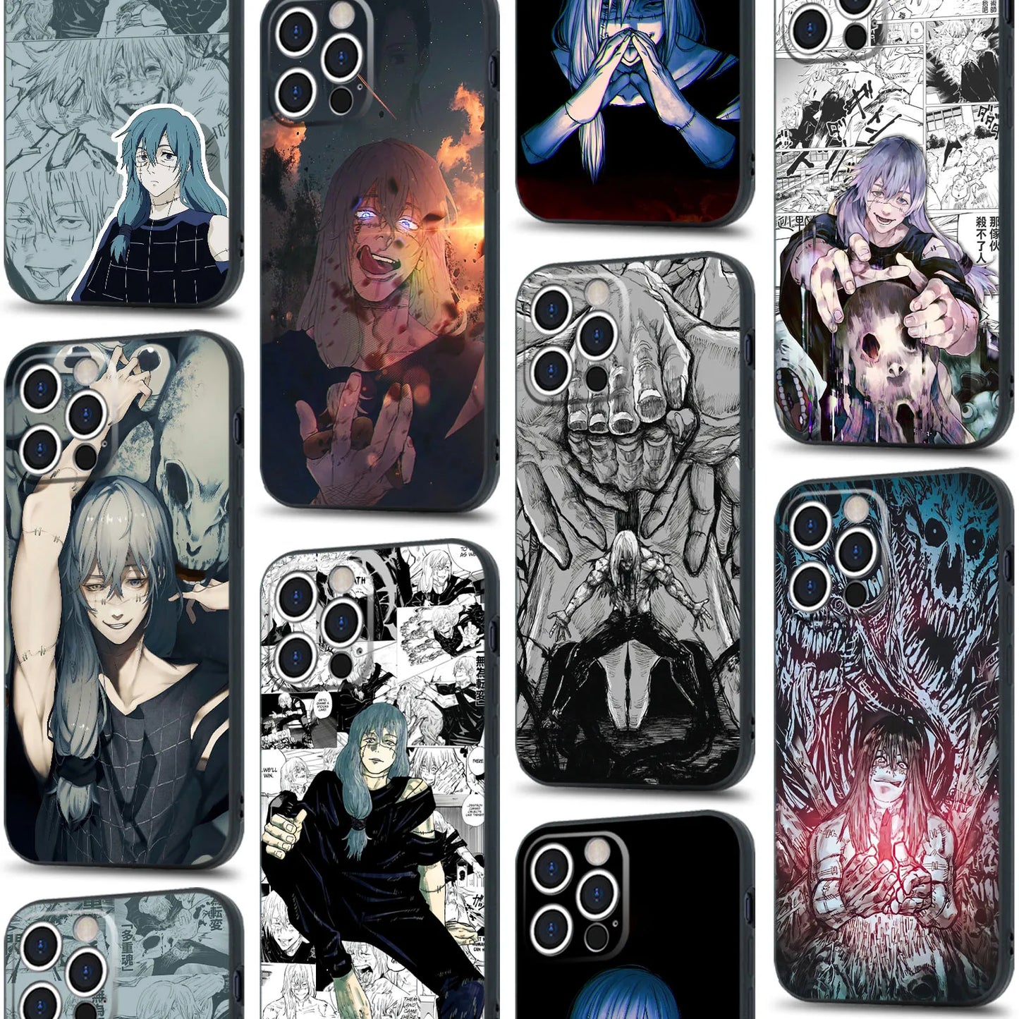 Mahito Anime Character TPU Silicone Phone case