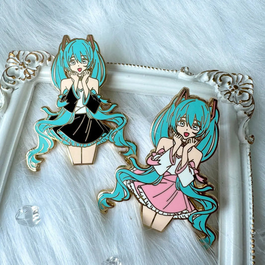 Hatsune Miku Metal Badge Enamel Brooch