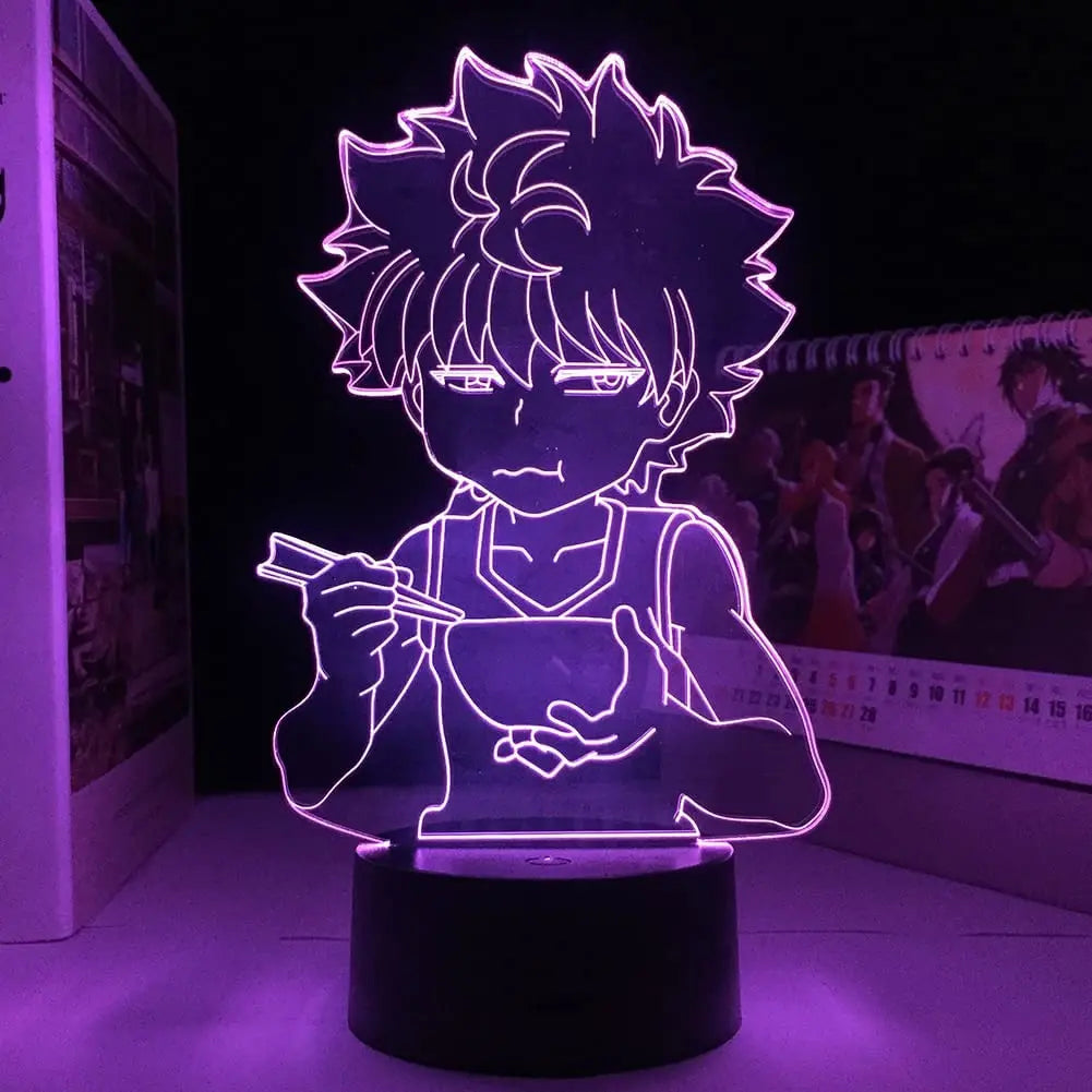 Anime 3D Lamp Killua Hunter X Hunter Killua Led Light Hxh Led Night Light