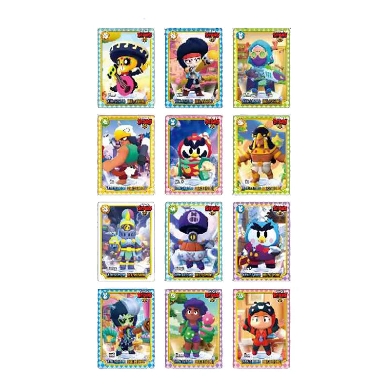 72/144/288pcs Game Stars Figure Collection Card Battle Carte CaBoard Game Leon Spike Trading Cards