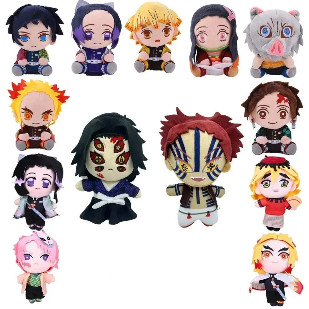 Kuromi 22cm Demon Slayer Anime Plush Character Kamado Tanjirou Kokushibo Kamado Nezuko