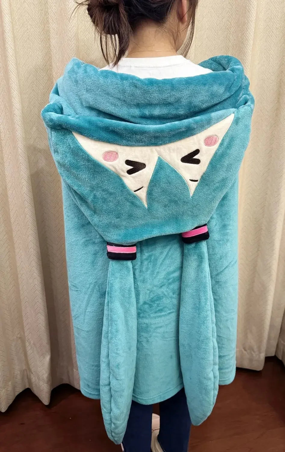 New Hatsune Miku Pajamas  Velvet Pajamas Summer Winter Plush Home Clothes