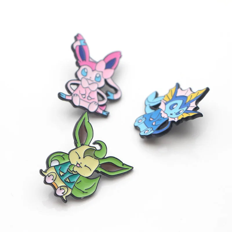 Pins Eevee Enamel Pin Monster Badges