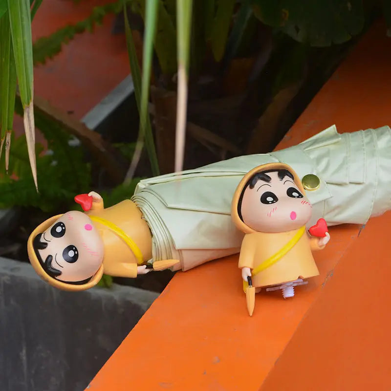 Kawaii Crayon Shin-Chan Umbrella Cap No Umbrella Anime Character Decoration