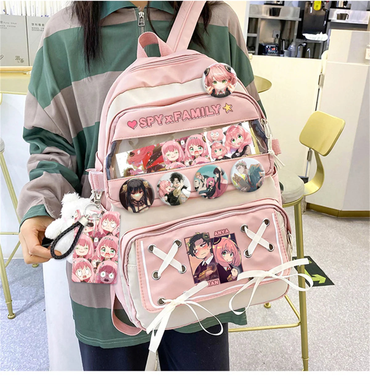 Japanese Anime Backpack Comics Spy Family