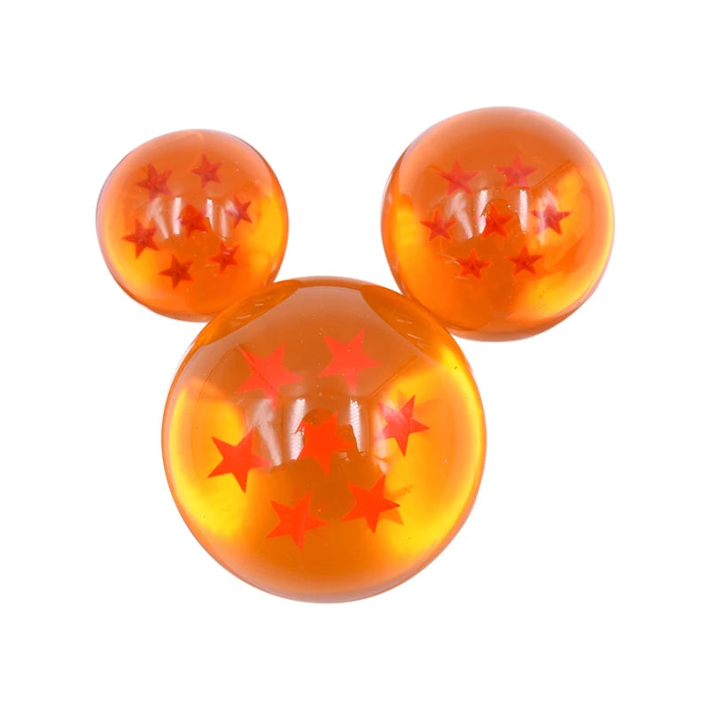 7Pcs/Set Dragon Ball Z 7 Stars Orange Crystal Ball