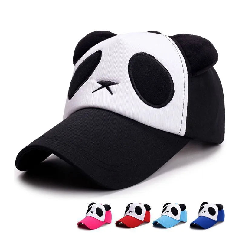 Panda Baseball Caps For Men Women Cotton Hip Hop Snapback