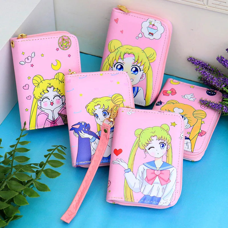 Anime Sailor Moon Purse Coin Pouch Clutch Bag