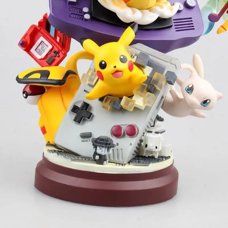 20cm pokemon Pikachu Anime Figure Pikachu Game Machine Model Gameboy Pika Mew Charizard