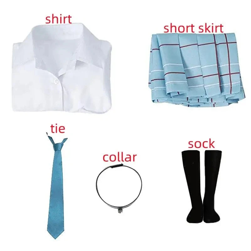 Kitagawa Marin Cosplay Set – My Dress-Up Darling School Uniform + Wig & Accessories