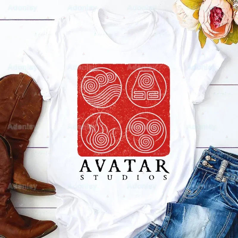 Avatar The Last Airbender Anime Tops Graphic Tees