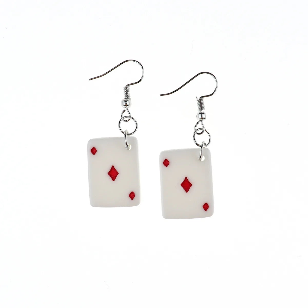 Three-Dimensional Square Dice Earrings