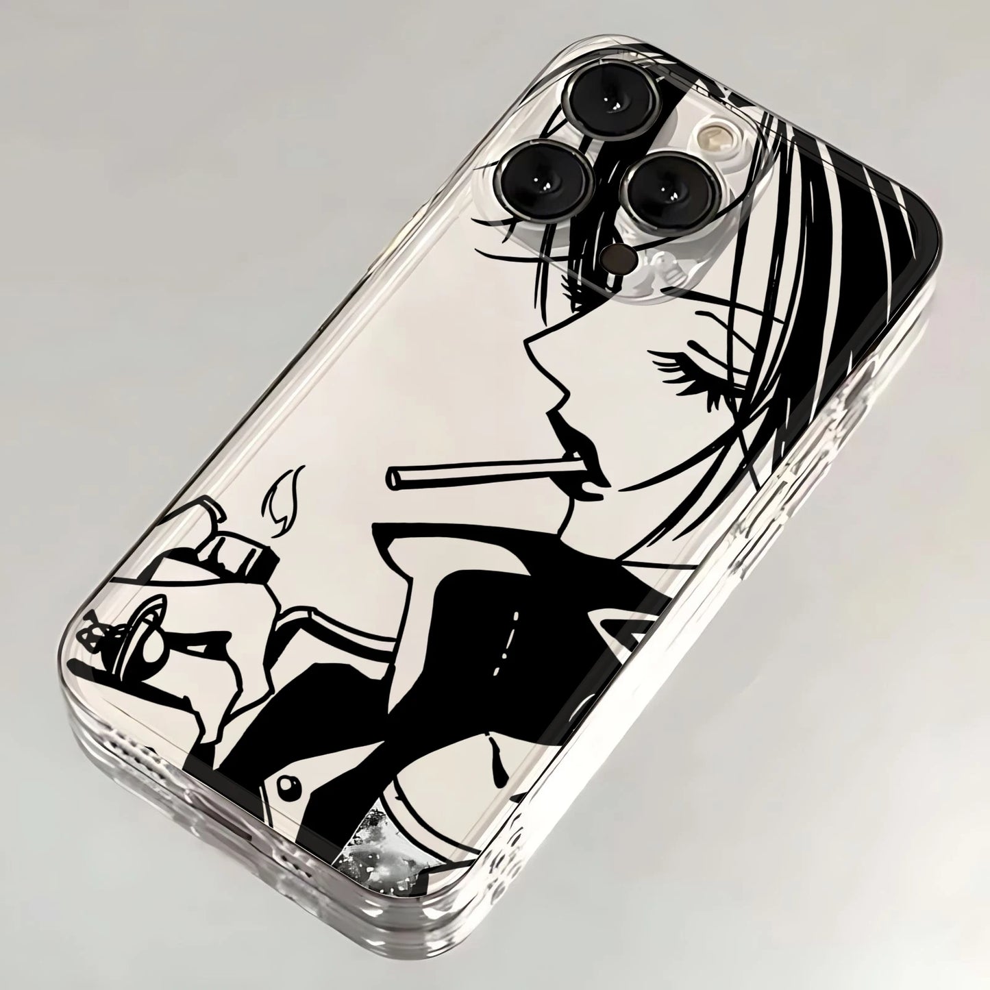 Anime Nana Osaki Line Phone Case For iPhone 16 15 14 13 12 11 Mini Pro Max X XR XSMax 7 8 Plus SE20 Transparent Cover