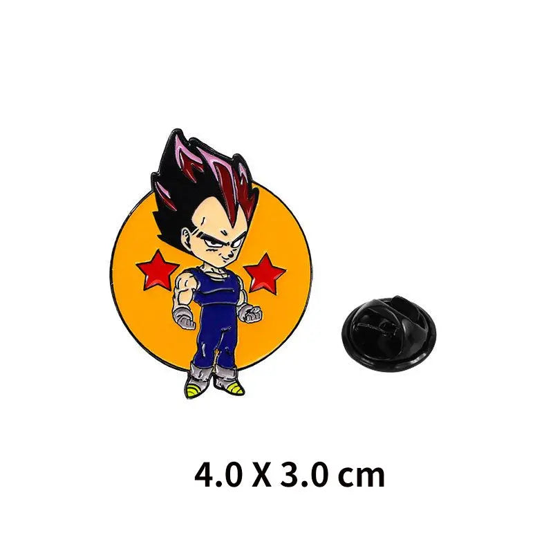 Dragon Ball Creative Badge Goku Piccolo Turtle Immortal Rochi