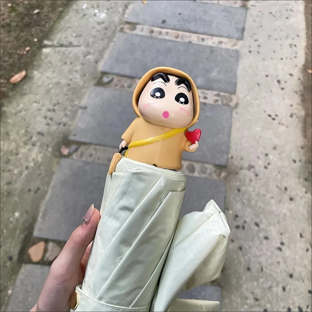 Kawaii Crayon Shin-Chan Umbrella Cap No Umbrella Anime Character Decoration