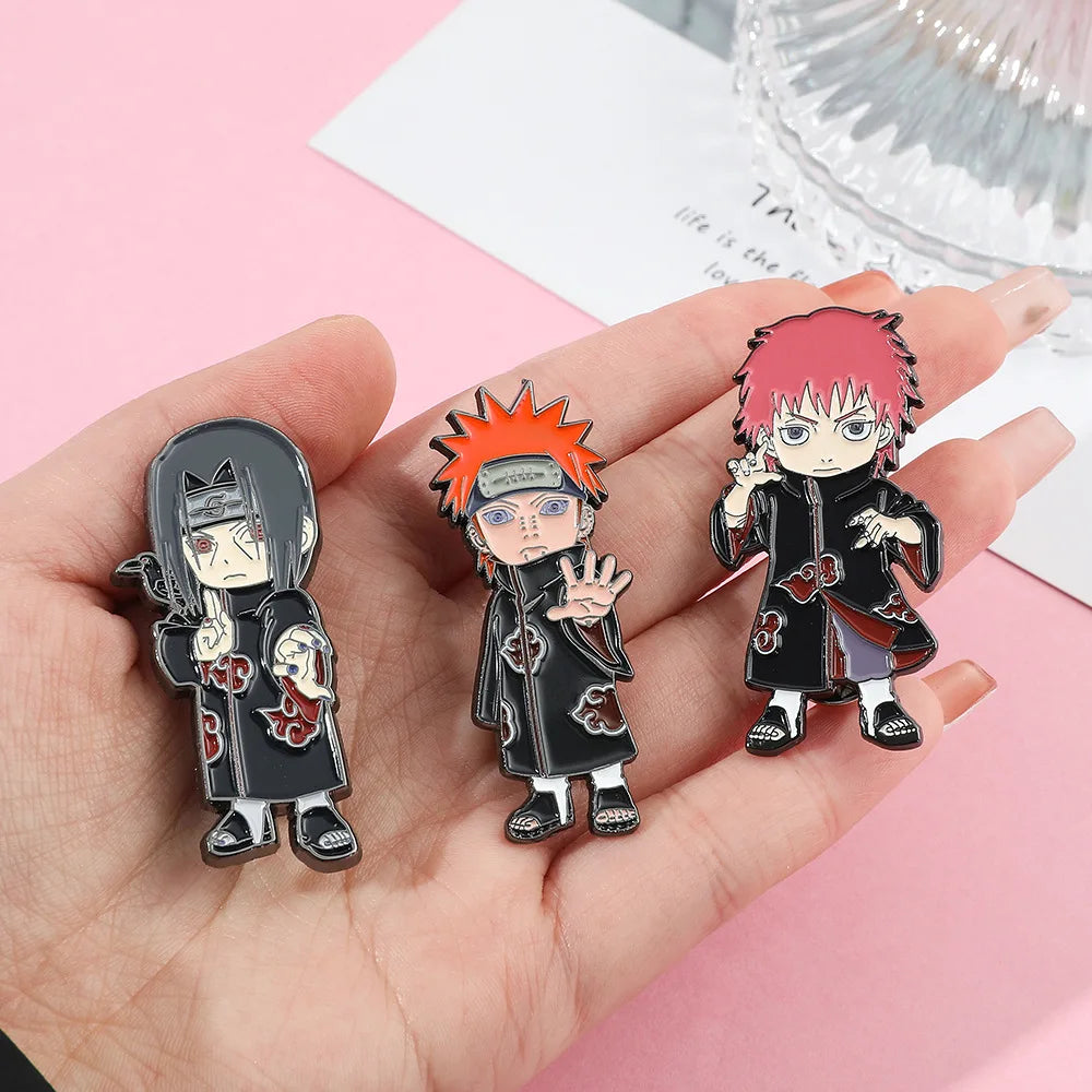 Naruto Character Brooch