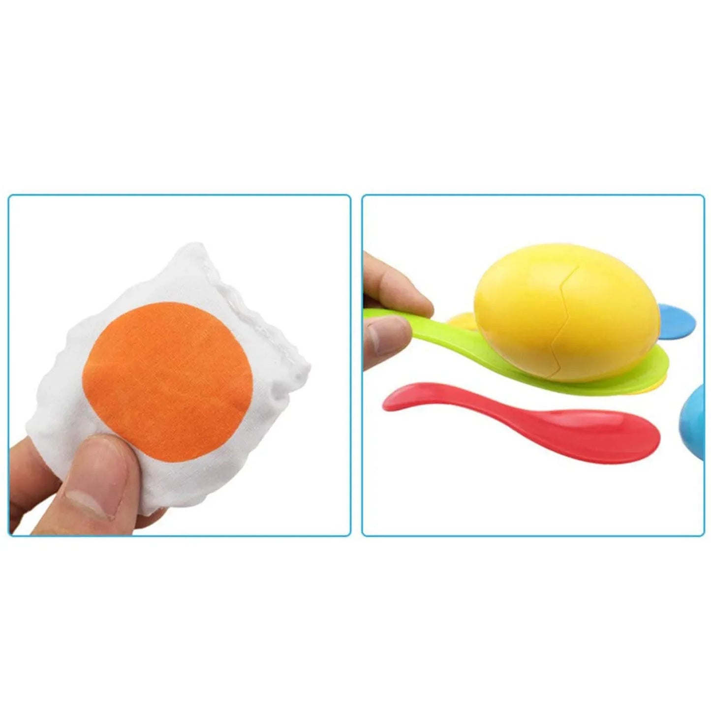 Eggs And Spoon Race Game Set With Yolk  Outdoor Games For Kids