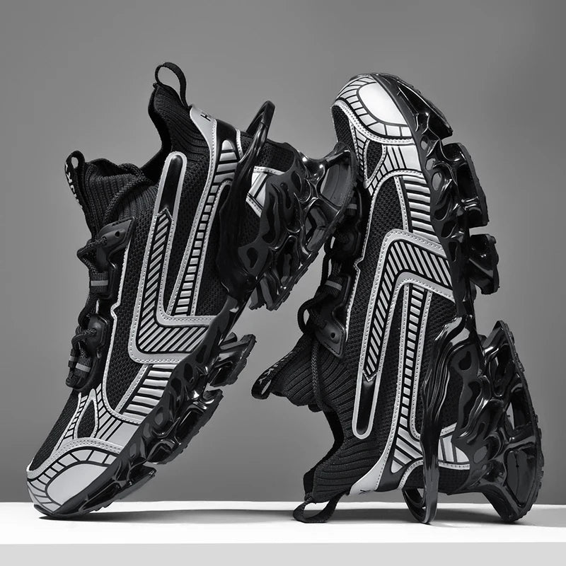 SkyBurst Sneakers: Speedcore Style