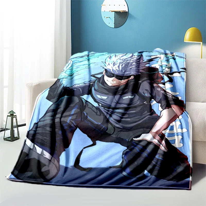 Jujutsu Kaisen Anime Plush Bed / Picnic Thin Blankets