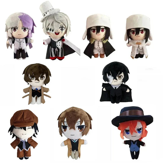 20cm Anime Dazai Osamu Osamu Dazai Nakahara Chuya Sigma Gogol Fyodor Dostoyevsky Cute Soft Stuffed