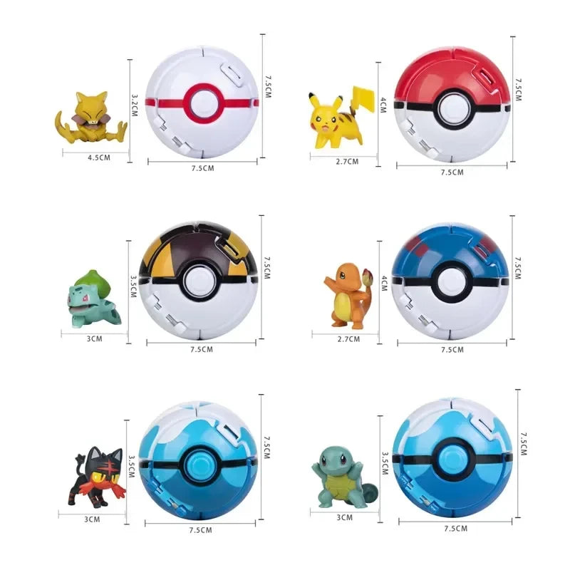 Pokeball Pokemon Figurine